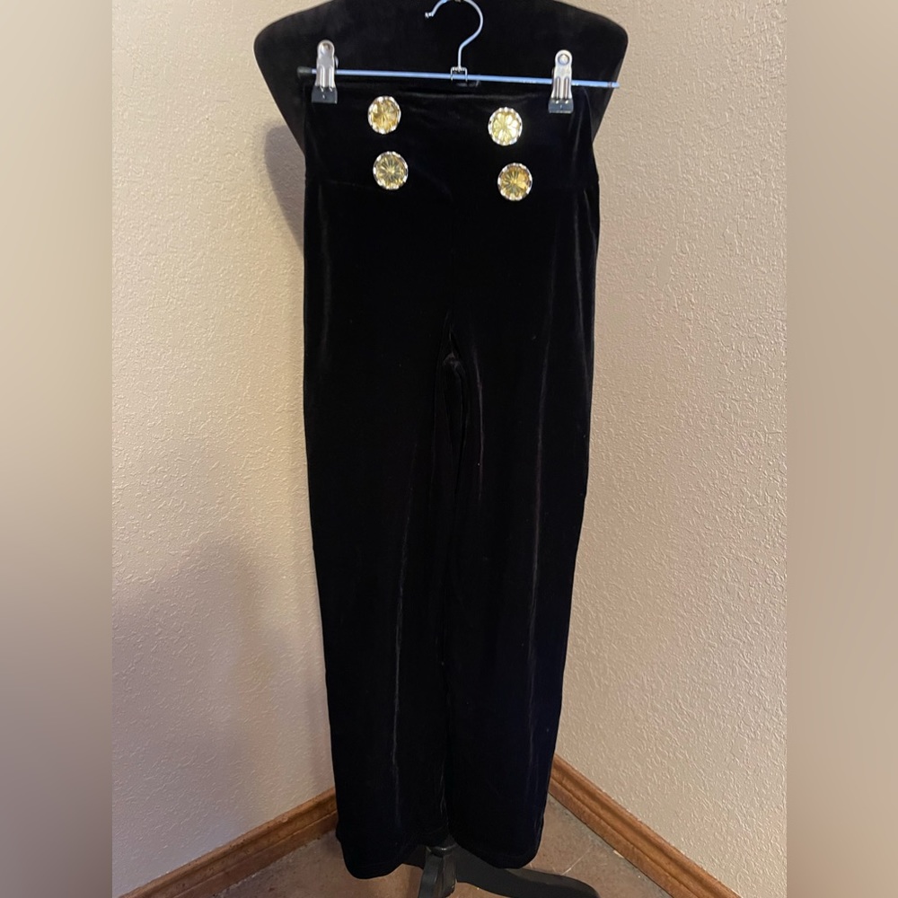 Weisman - Medium Child velvet wide leg pants